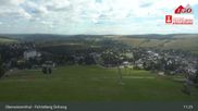 Archived webcam image showing Oberwiesenthal - Fichtelberg ski slope on 12 Jul 2026 at 11:34
