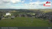 Archived webcam image showing Oberwiesenthal - Fichtelberg ski slope on 12 Jul 2026 at 15:34