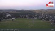 Archived webcam image showing Oberwiesenthal - Fichtelberg ski slope on 9 Aug 2026 at 01:48