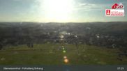 Archived webcam image showing Oberwiesenthal - Fichtelberg ski slope on 9 Aug 2026 at 07:48