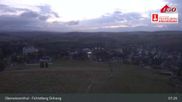 Archived webcam image showing Oberwiesenthal - Fichtelberg ski slope on 11 Oct 2026 at 07:35