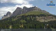 Archived webcam image showing Carezza Ski Resort: Pra di Tori - Base Station on 2 Aug 2026 at 11:23