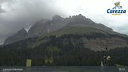 Archived webcam image showing Carezza Ski Resort: Pra di Tori - Base Station on 2 Aug 2026 at 15:23
