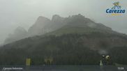Archived webcam image showing Carezza Ski Resort: Pra di Tori - Base Station on 2 Aug 2026 at 17:23