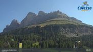 Archived webcam image showing Carezza Ski Resort: Pra di Tori - Base Station on 15 Aug 2026 at 09:48