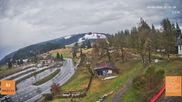 Archived webcam image showing Bödele: View from restaurant Fetz on 10 Apr 2026 at 12:53