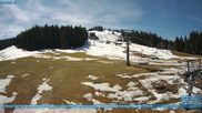 Archived webcam image showing Chair Lift Lank in Bödele ski resort on 8 Apr 2026 at 12:31