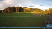 Archived webcam image showing Chair Lift Lank in Bödele ski resort on 5 May 2026 at 06:34