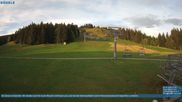 Archived webcam image showing Chair Lift Lank in Bödele ski resort on 5 May 2026 at 07:34
