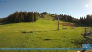 Archived webcam image showing Chair Lift Lank in Bödele ski resort on 29 May 2026 at 18:53