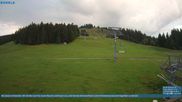 Archived webcam image showing Chair Lift Lank in Bödele ski resort on 6 Aug 2026 at 06:32