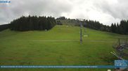 Archived webcam image showing Chair Lift Lank in Bödele ski resort on 6 Aug 2026 at 14:32