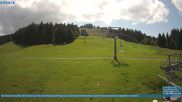 Archived webcam image showing Chair Lift Lank in Bödele ski resort on 7 Aug 2026 at 14:12