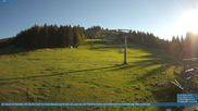 Archived webcam image showing Chair Lift Lank in Bödele ski resort on 12 Sep 2026 at 18:01