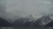 Archiviertes Webcam Bild: Bergstation Luftseilbahn Wiler-Lauchernalp am 12.04.2026 um 15:50 Uhr