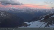 Archived webcam image showing top station gondola Gandegg-Hockenhorngrat on 15 Jun 2026 at 03:13
