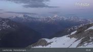 Archived webcam image showing top station gondola Gandegg-Hockenhorngrat on 15 Jun 2026 at 05:13