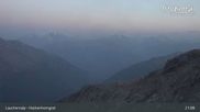 Archived webcam image showing top station gondola Gandegg-Hockenhorngrat on 31 Jul 2026 at 03:46