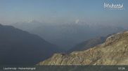 Archived webcam image showing top station gondola Gandegg-Hockenhorngrat on 31 Jul 2026 at 07:46