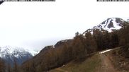 Archived webcam image showing Restaurant at Moosalp on 10 May 2026 at 07:32