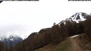 Archived webcam image showing Restaurant at Moosalp on 10 May 2026 at 08:32
