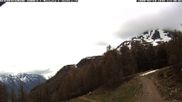 Archived webcam image showing Restaurant at Moosalp on 10 May 2026 at 12:32
