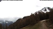 Archived webcam image showing Restaurant at Moosalp on 10 May 2026 at 16:32