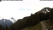Archived webcam image showing Restaurant at Moosalp on 4 Jun 2026 at 12:36