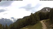 Archived webcam image showing Restaurant at Moosalp on 17 Jun 2026 at 18:04