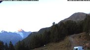 Archived webcam image showing Restaurant at Moosalp on 3 Sep 2026 at 07:26