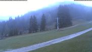 Archived webcam image showing Moléson - 1100 m a.s.l. on 13 Apr 2026 at 07:02