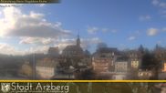 Archiviertes Webcam Bild: Blick auf die Stadt Arzberg am 27.03.2026 um 16:50 Uhr