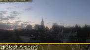 Archiviertes Webcam Bild: Blick auf die Stadt Arzberg am 27.03.2026 um 18:38 Uhr