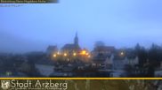 Archiviertes Webcam Bild: Blick auf die Stadt Arzberg am 29.03.2026 um 06:19 Uhr
