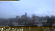 Archiviertes Webcam Bild: Blick auf die Stadt Arzberg am 29.03.2026 um 07:19 Uhr