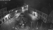 Archived webcam image showing Market square Bischofsgrün on 26 Feb 2026 at 00:55