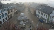 Archived webcam image showing Market square Bischofsgrün on 26 Feb 2026 at 07:55
