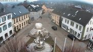 Archived webcam image showing Market square Bischofsgrün on 26 Feb 2026 at 16:55