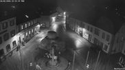 Archived webcam image showing Market square Bischofsgrün on Feb 26, 2026 at 10:11 PM