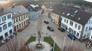 Archived webcam image showing Market square Bischofsgrün on 9 Apr 2026 at 07:27