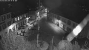 Archived webcam image showing Market square Bischofsgrün on 6 May 2026 at 00:19