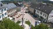Archived webcam image showing Market square Bischofsgrün on 10 May 2026 at 12:30