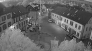 Archived webcam image showing Market square Bischofsgrün on 28 May 2026 at 04:42