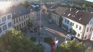 Archived webcam image showing Market square Bischofsgrün on 28 May 2026 at 06:42