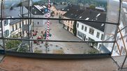 Archived webcam image showing Market square Bischofsgrün on 26 Aug 2026 at 08:53