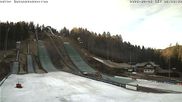 Archived webcam image showing Adler-Ski jump centre in Hinterzarten on 26 Feb 2026 at 08:18