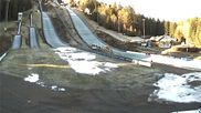 Archived webcam image showing Adler-Ski jump centre in Hinterzarten on 13 Mar 2026 at 08:33