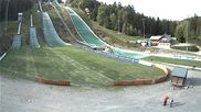 Archived webcam image showing Adler-Ski jump centre in Hinterzarten on 21 Sep 2026 at 10:37