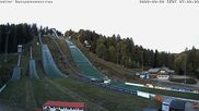 Archived webcam image showing Adler-Ski jump centre in Hinterzarten on 28 Sep 2026 at 07:53
