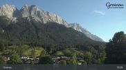 Archiviertes Webcam Bild: Bergpanorama Grainau am 12.07.2026 um 19:48 Uhr